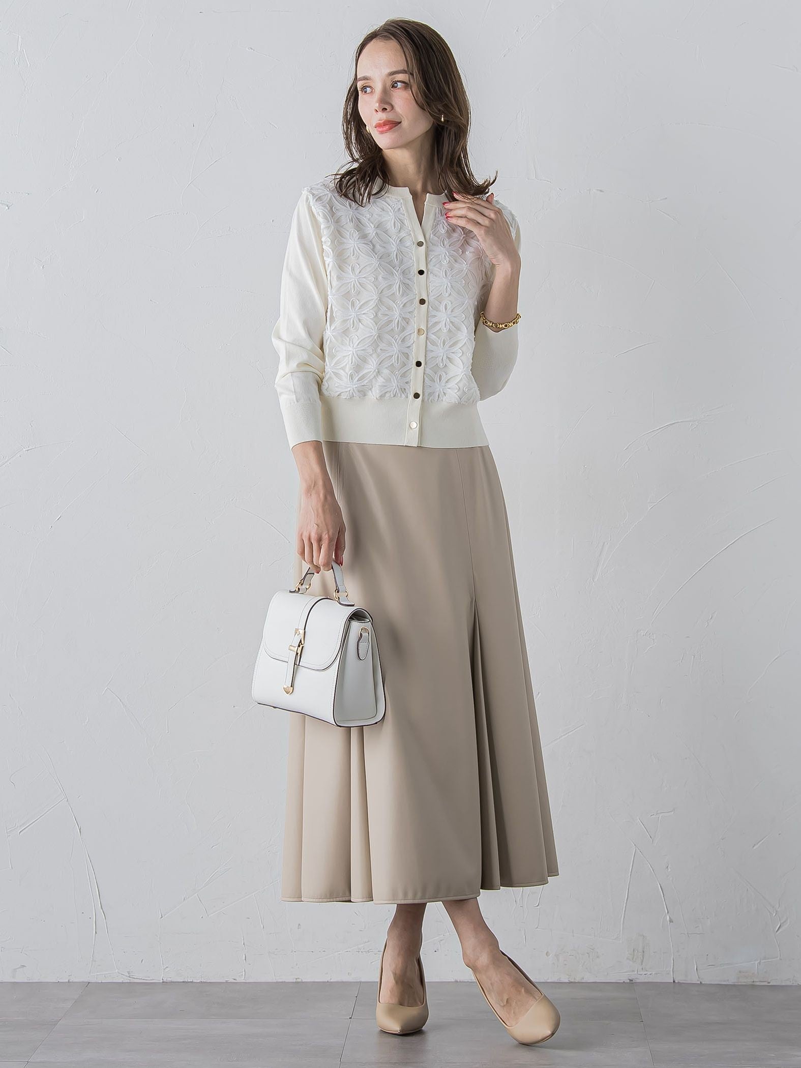 フェイクレザーマーメイドスカート