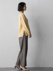 【大きいサイズ】Vネックニット≪手洗い可能≫