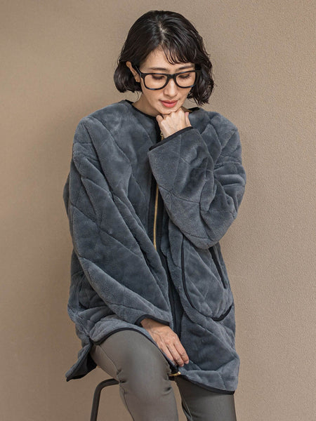 【WEB限定】”まるで毛布”どちらも主役リバーシブルアウター