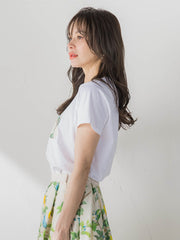 レモンプリントTシャツ