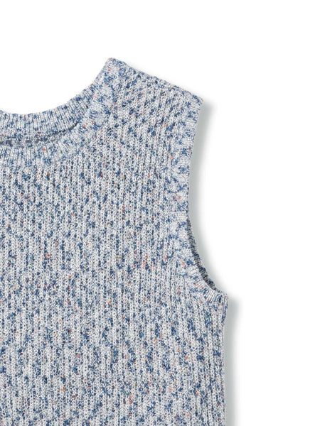 ミックスコイルクロップドニットベスト