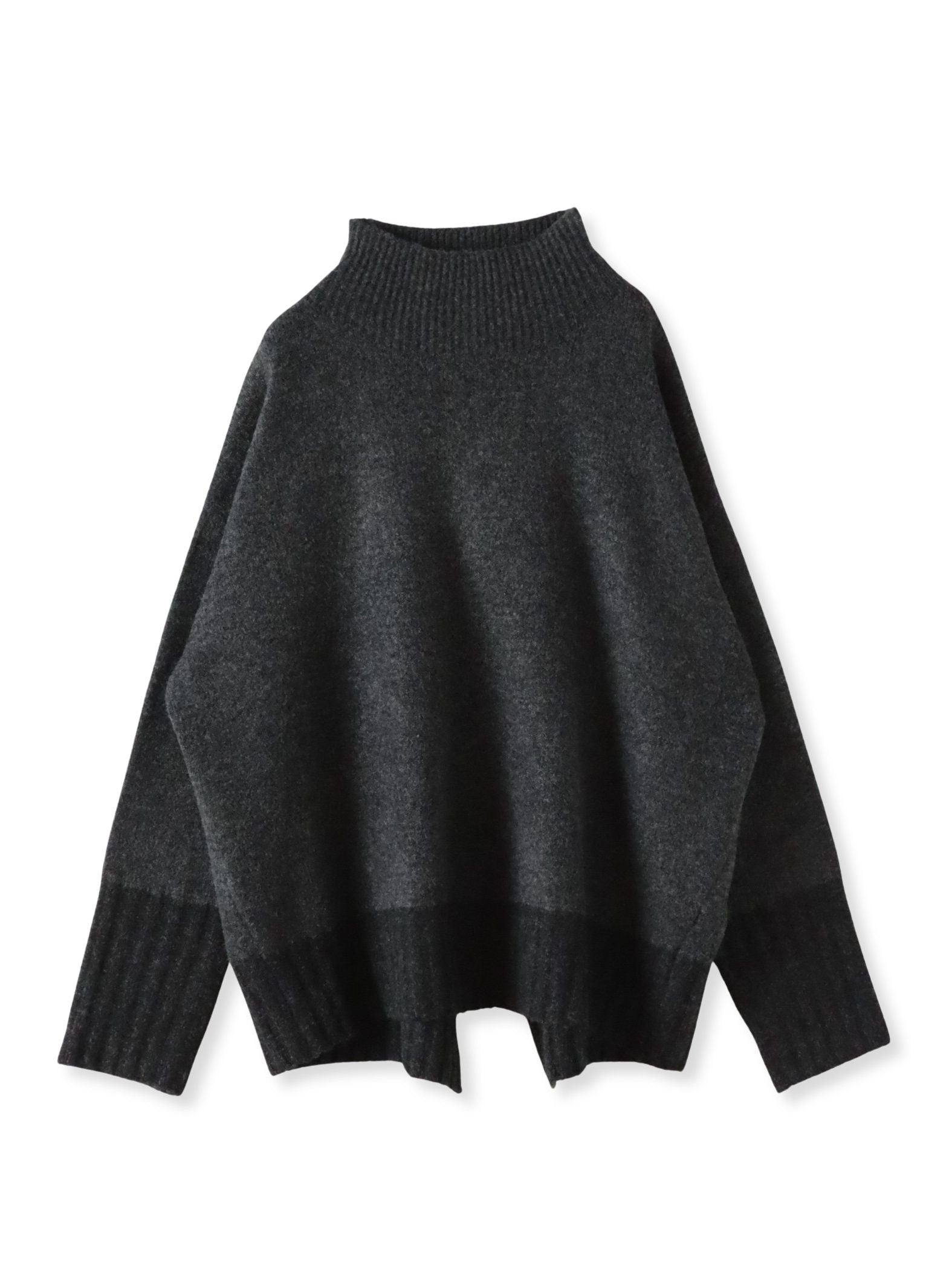 【WEB限定】”ふんわり配色の”もっちりハイネックニット