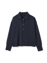 スポンディッシュポロニットトップス≪手洗い可能≫