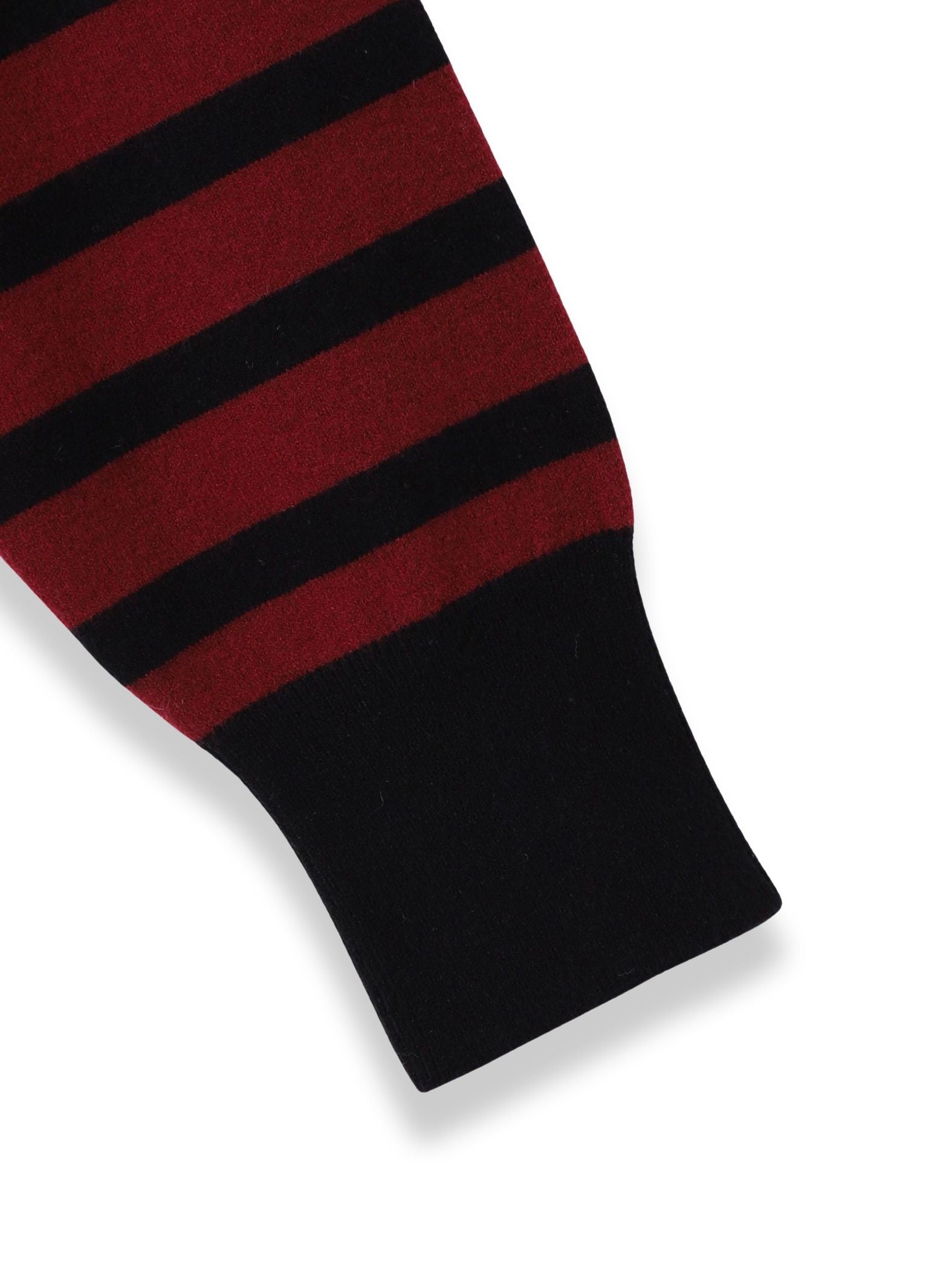 【ふわもち】ボーダーニット≪洗濯機で洗える≫