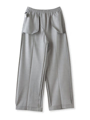 両面起毛ワイドパンツ