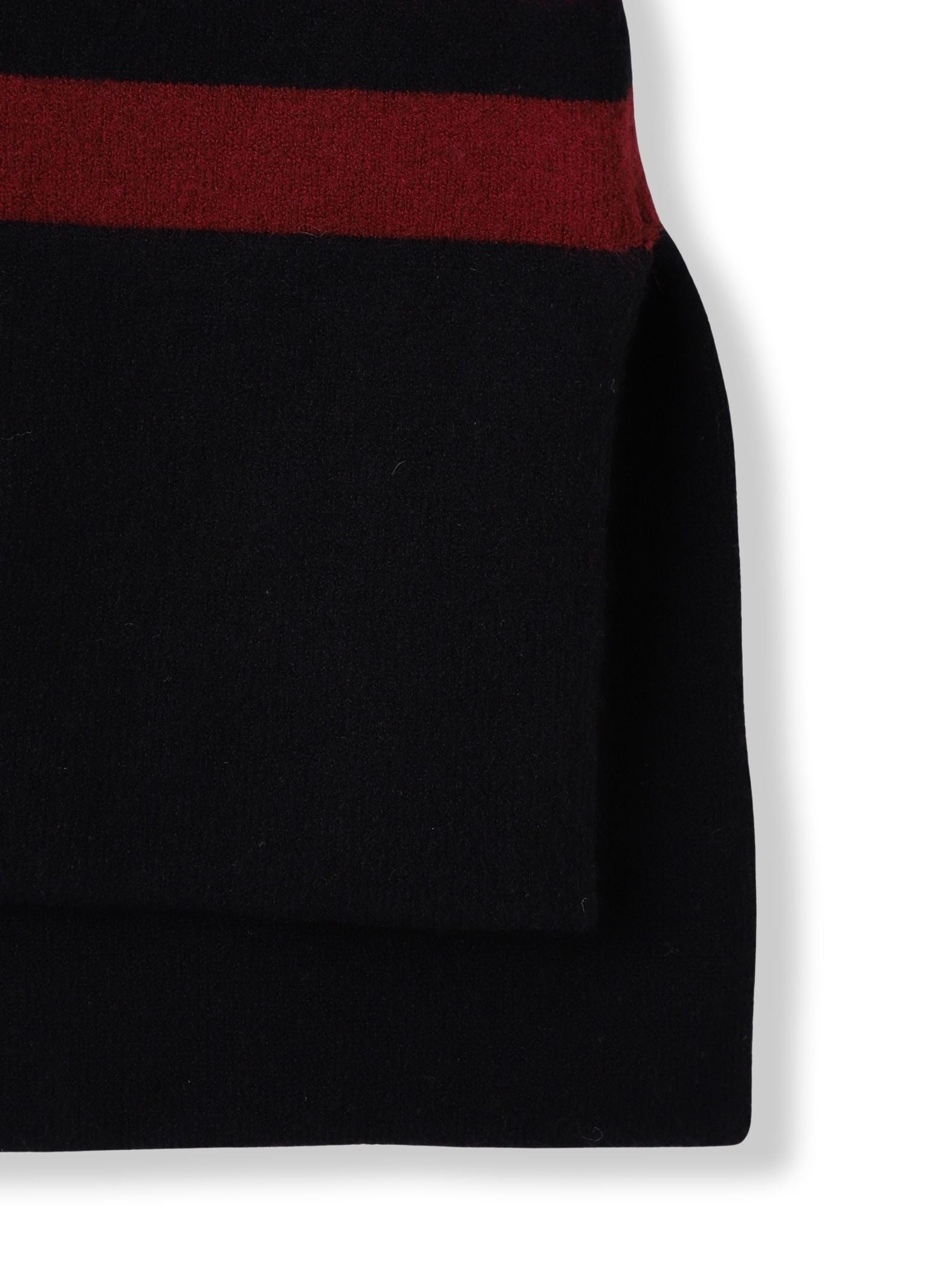 【ふわもち】ボーダーニット≪洗濯機で洗える≫