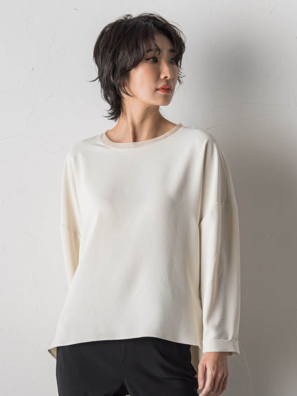 ハイストレッチカルゼブラウス