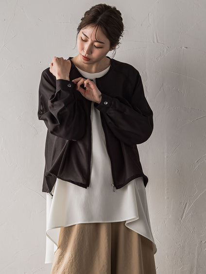 【WEB限定】メッシュブルゾン
