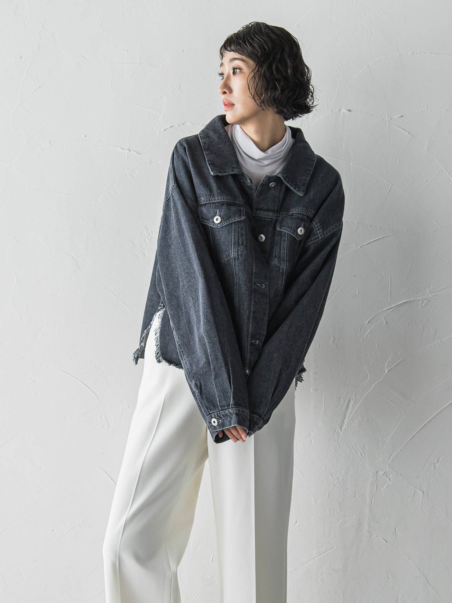 【biyori】”抜け感シルエットでこなれ感”オトナGジャン≪手洗い可能≫