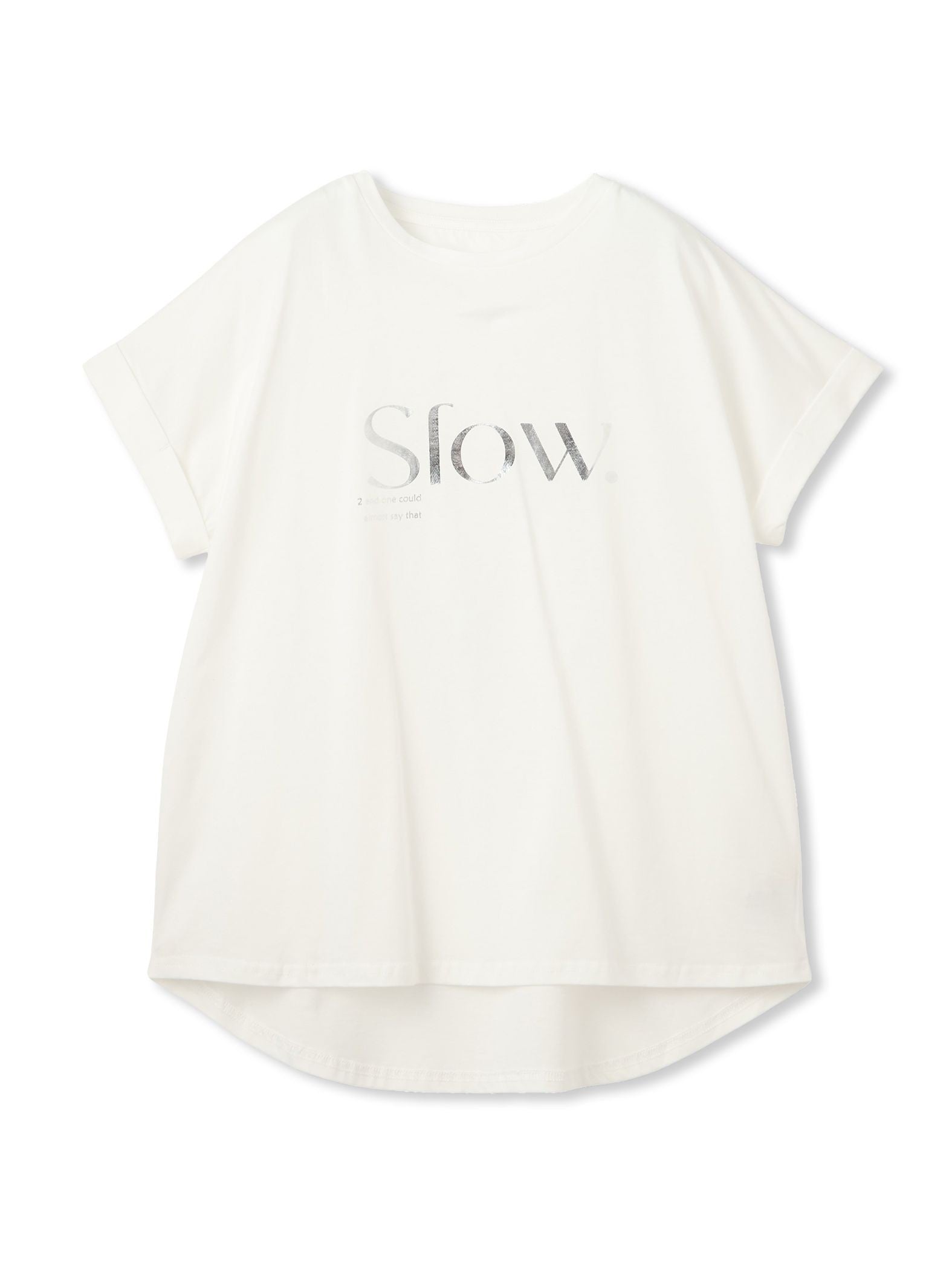 ドライタッチコットンロゴTシャツ≪洗濯機で洗える≫