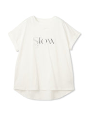 ドライタッチコットンロゴTシャツ≪洗濯機で洗える≫