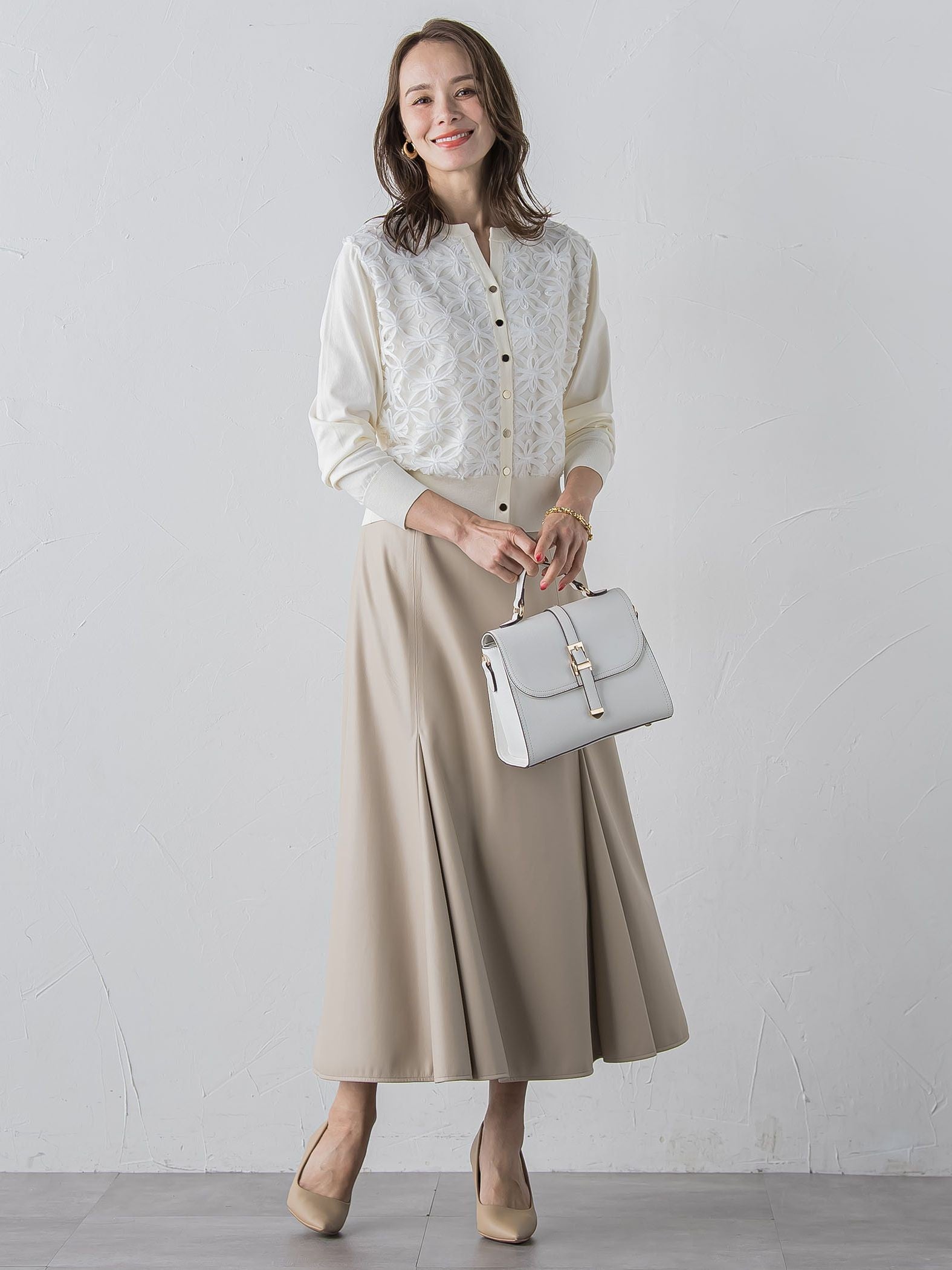 フェイクレザーマーメイドスカート