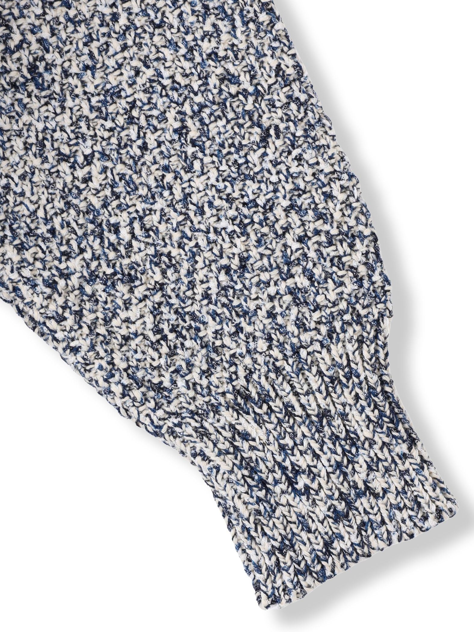 デニムドッキングニットカーディガン≪洗濯機で洗える≫