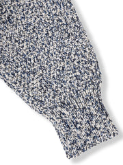 デニムドッキングニットカーディガン≪洗濯機で洗える≫