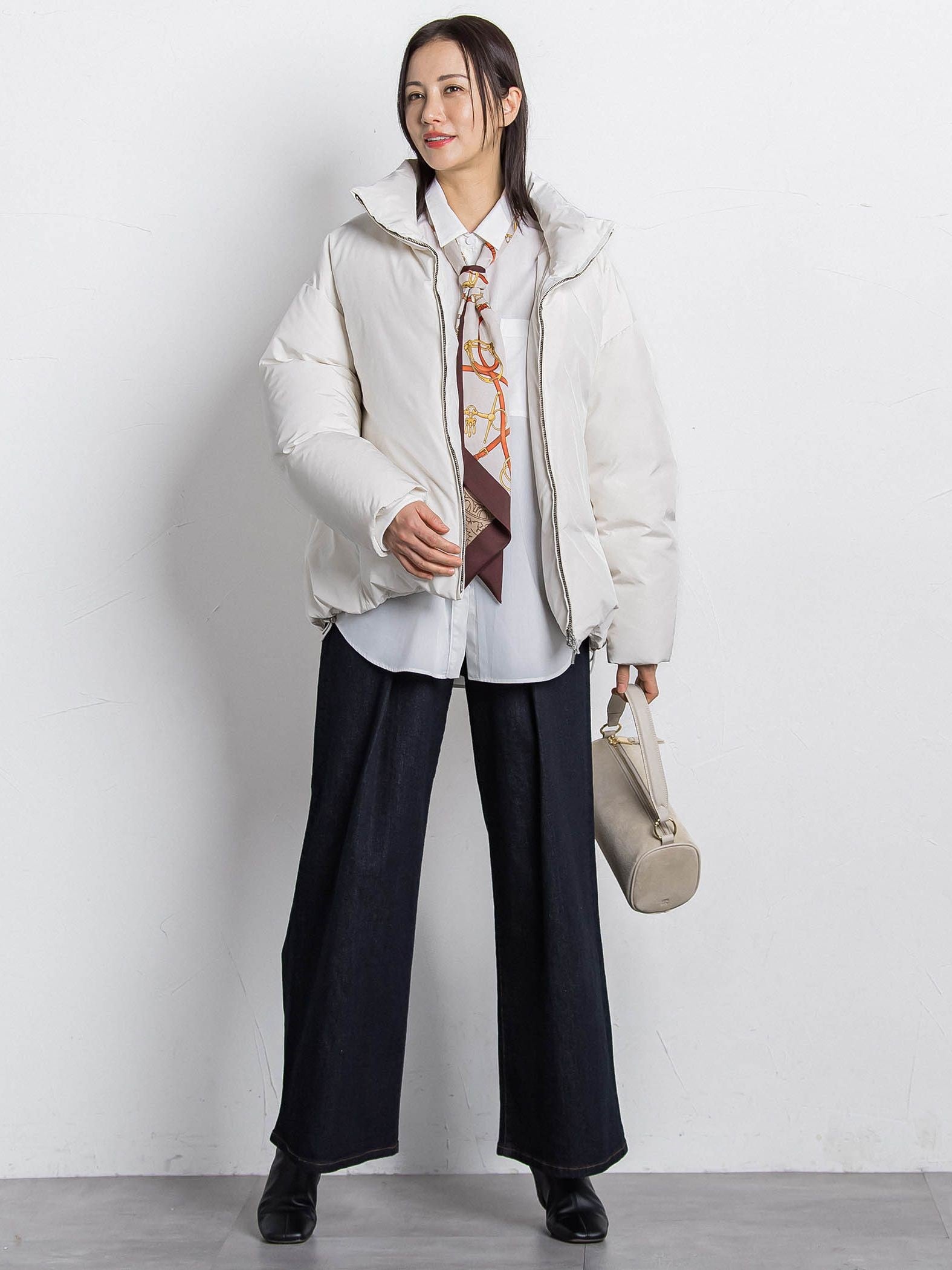 スタンドカラーダウンブルゾン≪WEB限定11号サイズ≫