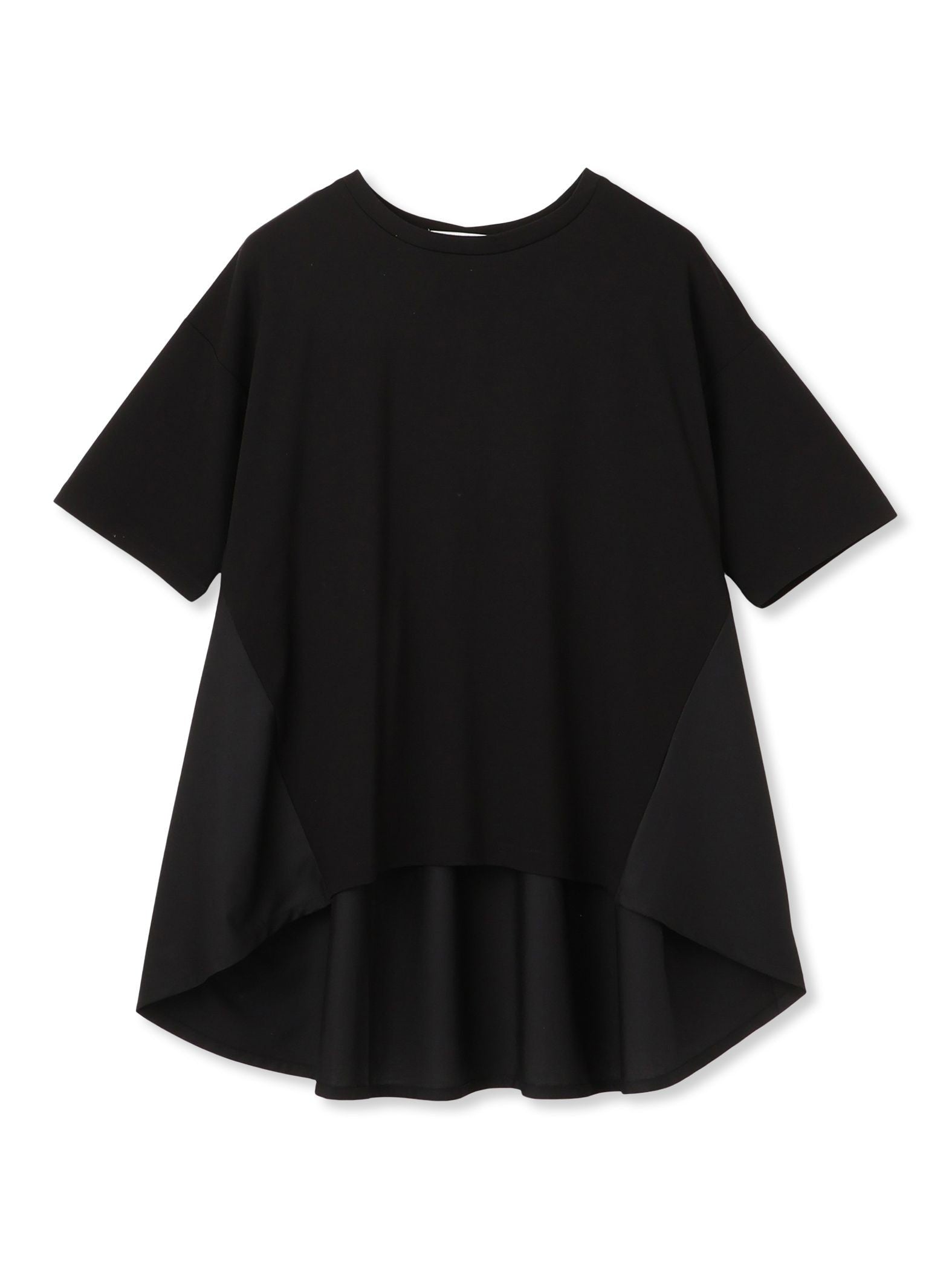 【WEB限定】前後ドッキングフレアTシャツ≪接触冷感/洗濯機で洗える≫