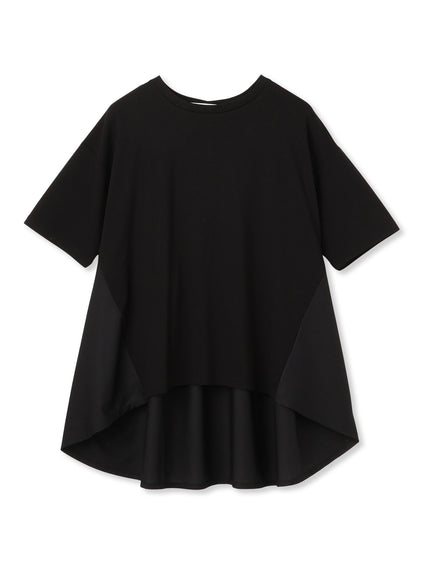 【WEB限定】前後ドッキングフレアTシャツ≪接触冷感/洗濯機で洗える≫