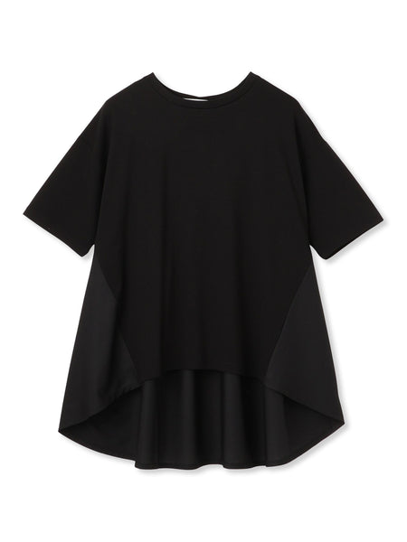 【WEB限定】前後ドッキングフレアTシャツ≪接触冷感/洗濯機で洗える≫