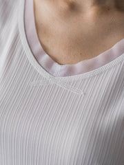 シアーネックリブタンクトップ