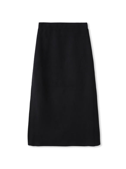 スウェード調×ニットスカートセットアップ≪手洗い可能≫