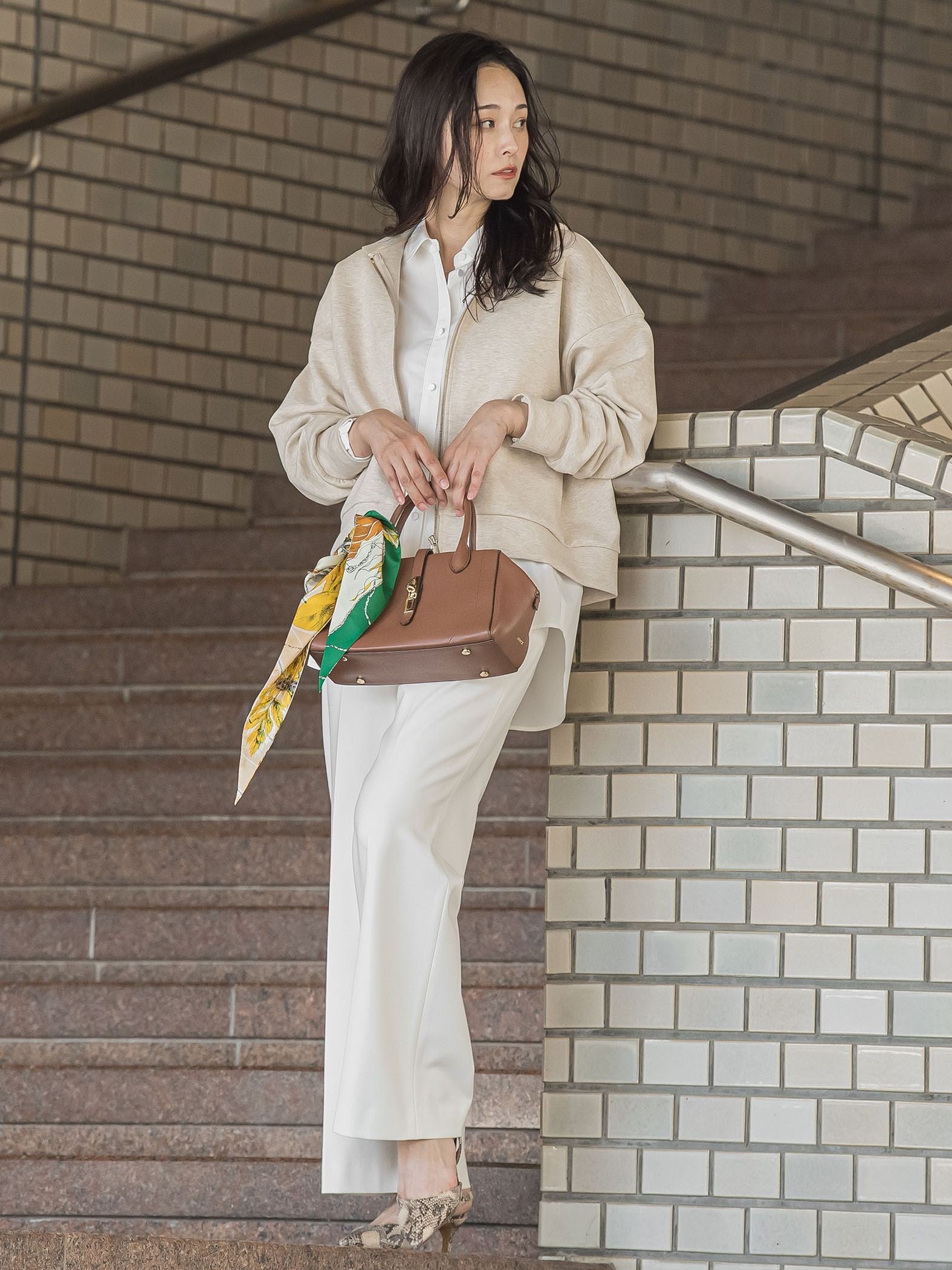 両面起毛ワイドパンツ≪WEB限定13号/洗える/セットアップ対応≫