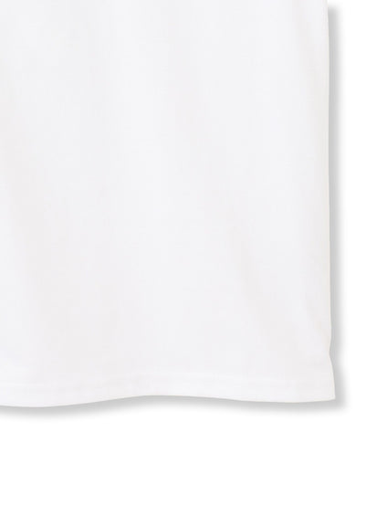 フリンジコードロゴTシャツ≪手洗い可能≫