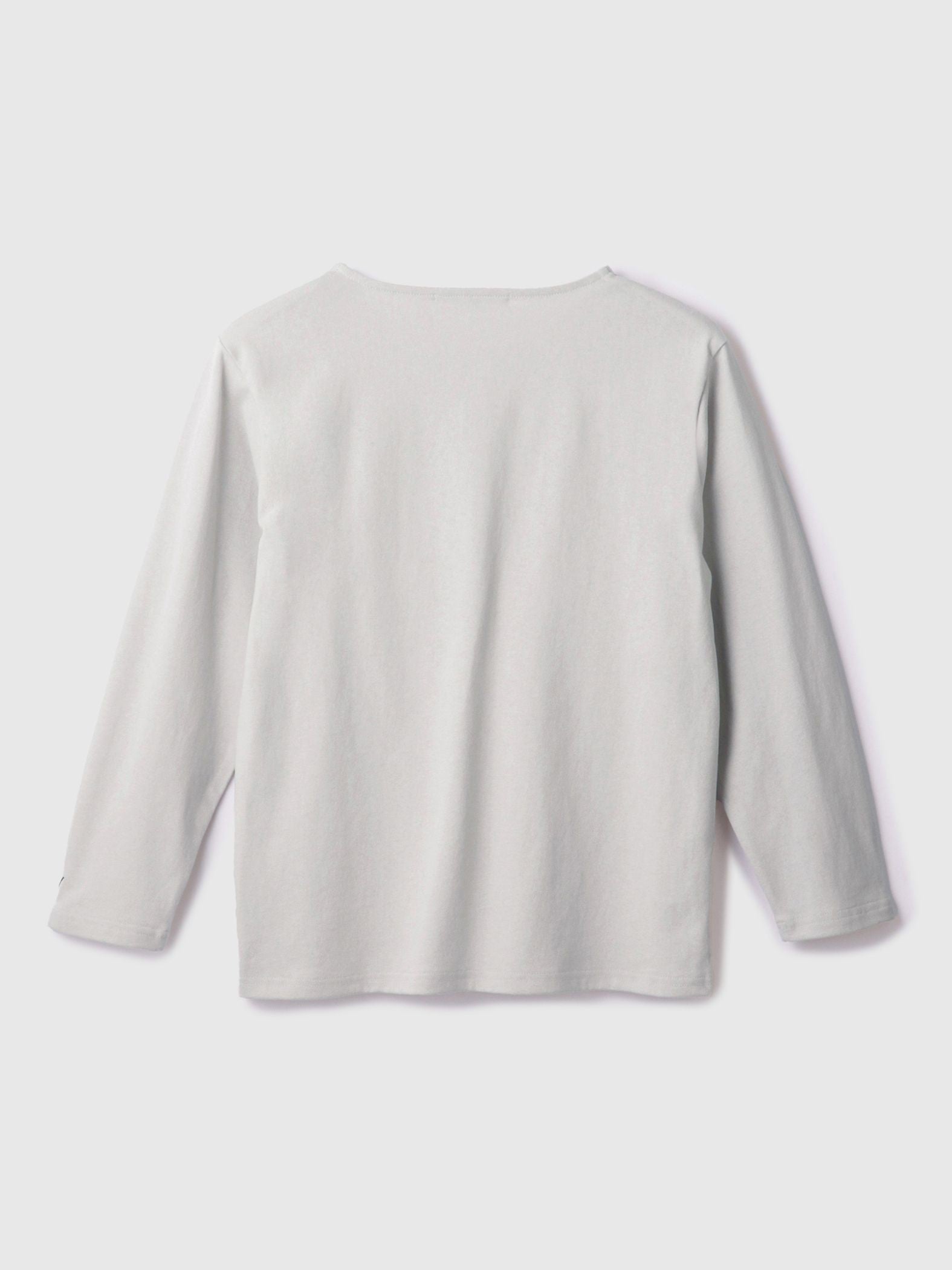 【シーズンレス】袖刺繍コットンプルオーバー