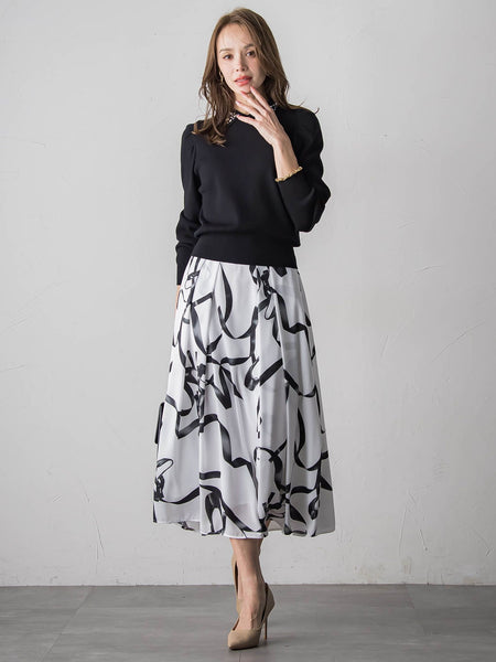 トゥシューズスカート