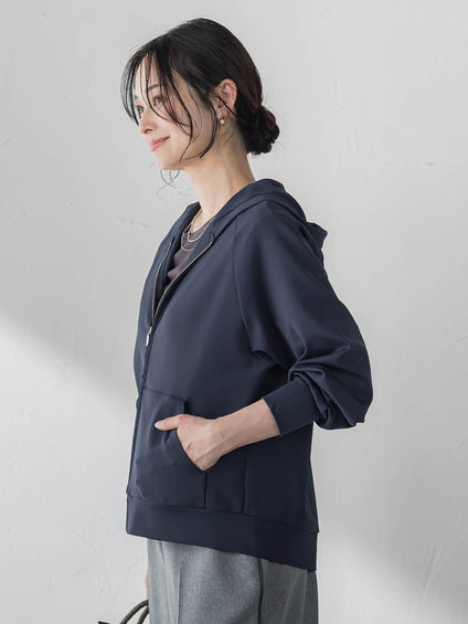 【WEB限定】≪真夏も活躍！≫サラっと快適 多機能ジップパーカー