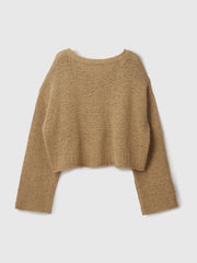 テープヤーンショート丈カーディガン