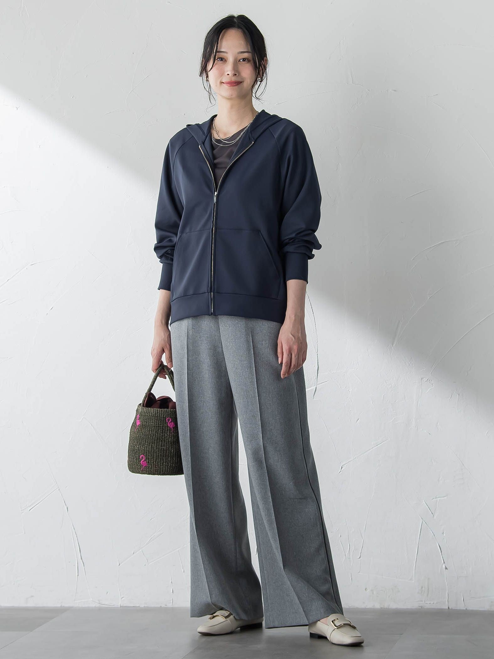 【WEB限定】≪真夏も活躍！≫サラっと快適 多機能ジップパーカー