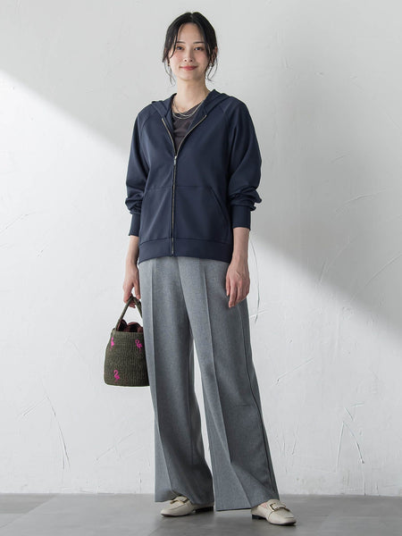 【WEB限定】≪真夏も活躍！≫サラっと快適 多機能ジップパーカー