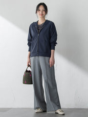 【WEB限定】≪真夏も活躍！≫サラっと快適 多機能ジップパーカー