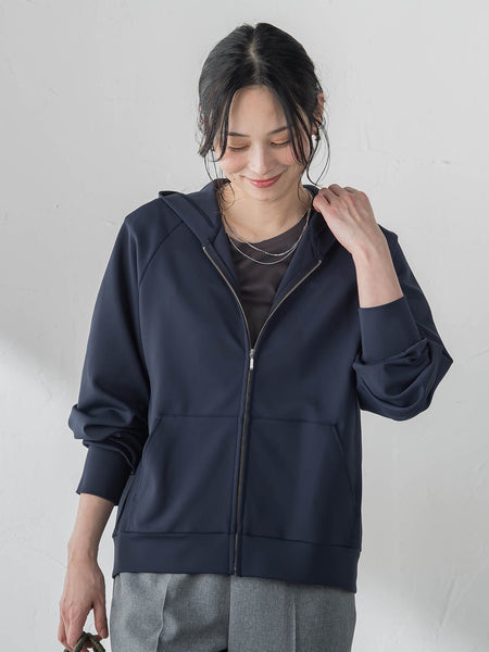 【WEB限定】≪真夏も活躍！≫サラっと快適 多機能ジップパーカー