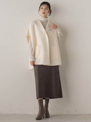 カシミヤシルクシアーラメカットソー≪手洗い可能≫