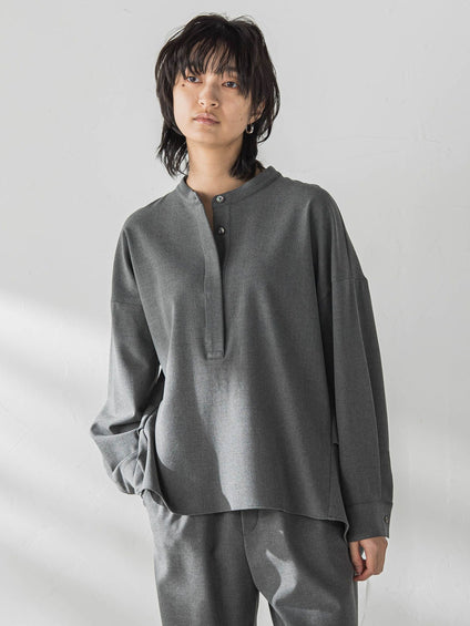 【新色追加】サーモサキソニーバックタックスキッパーブラウス≪洗濯機で洗える≫