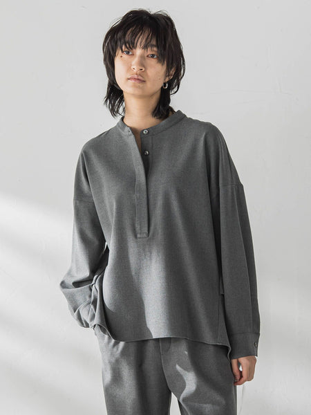 【新色追加】サーモサキソニーバックタックスキッパーブラウス≪洗濯機で洗える≫