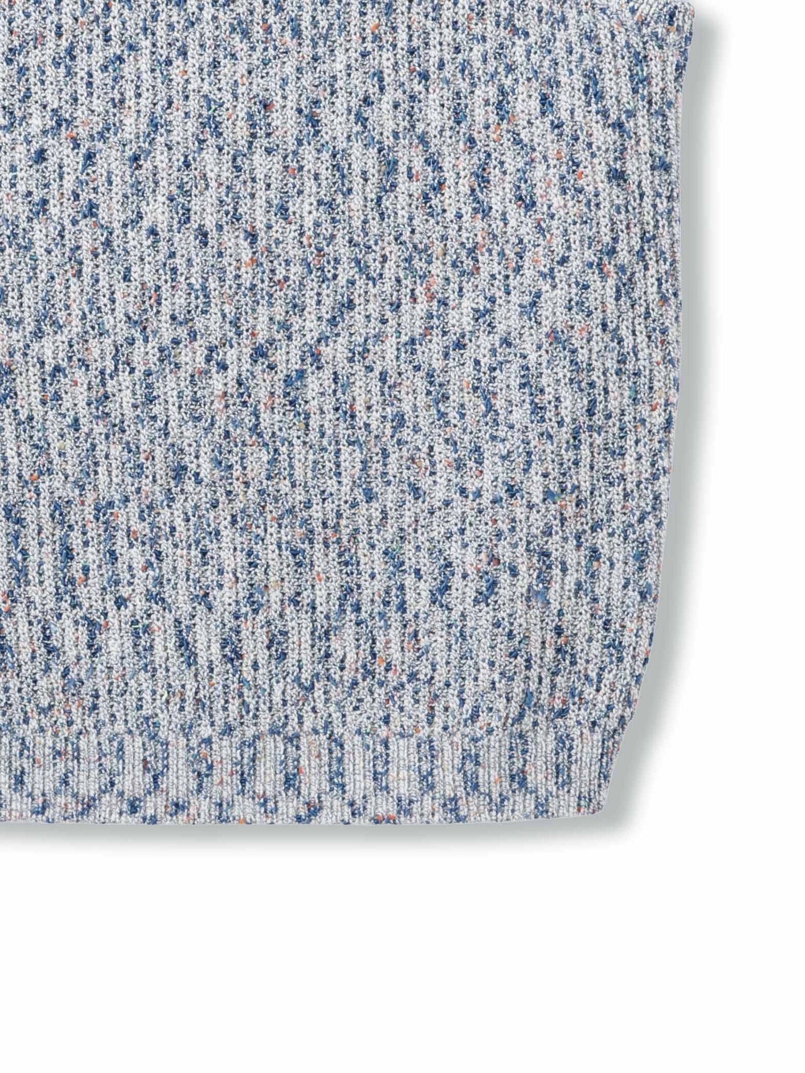 ミックスコイルクロップドニットベスト