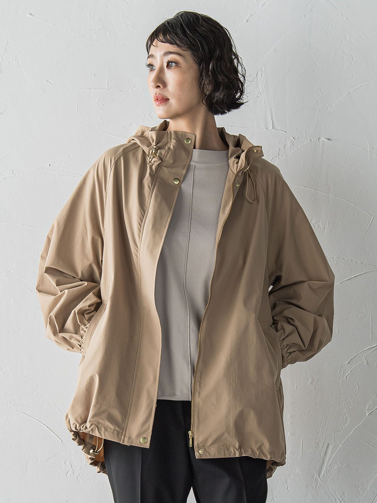 【WEB限定】”シルエット自在な毎日着たくなる”マウンテンパーカー