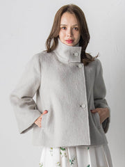 シャギーショートコート