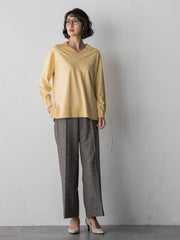 Vネックニット≪手洗い可能≫