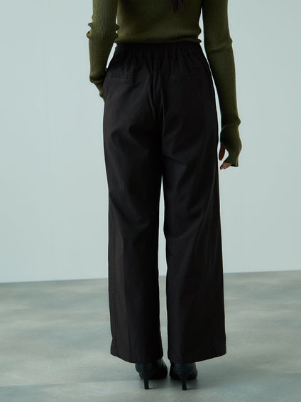 HAKIYASEブラッシュバックワイドパンツ≪手洗い可能≫