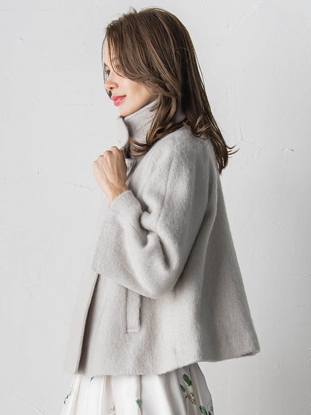 シャギーショートコート