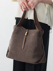 【violadoro】ラフィア調ベルトトート[V-8908]