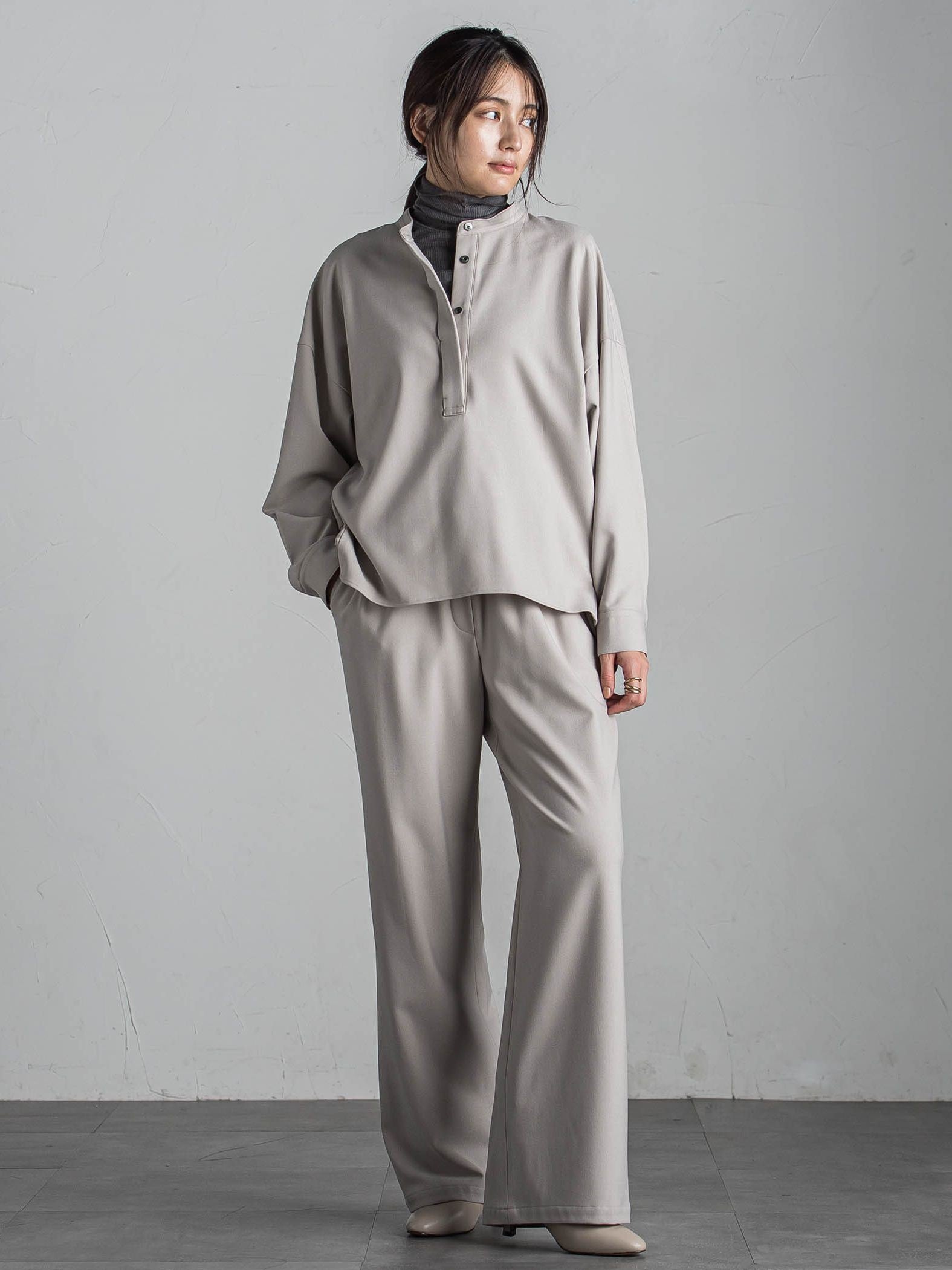 【新色追加】サーモサキソニーバックタックスキッパーブラウス≪洗濯機で洗える≫