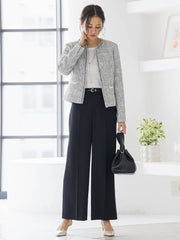 【WEB限定 13号】トリクシオンワイドパンツ≪セットアップ対応/手洗い可能≫