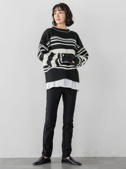 ペプラムカットソー