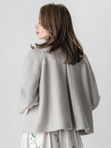 シャギーショートコート