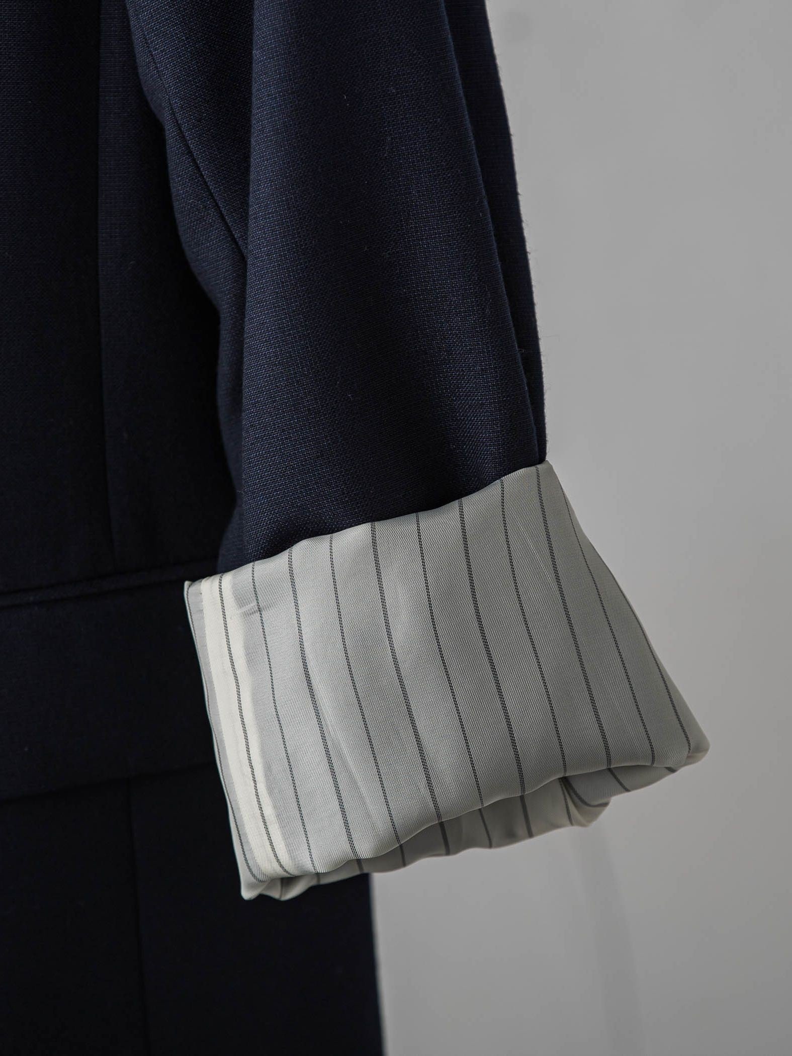 【受注会限定】リネンブレンド テーラードダブルブレストジャケット