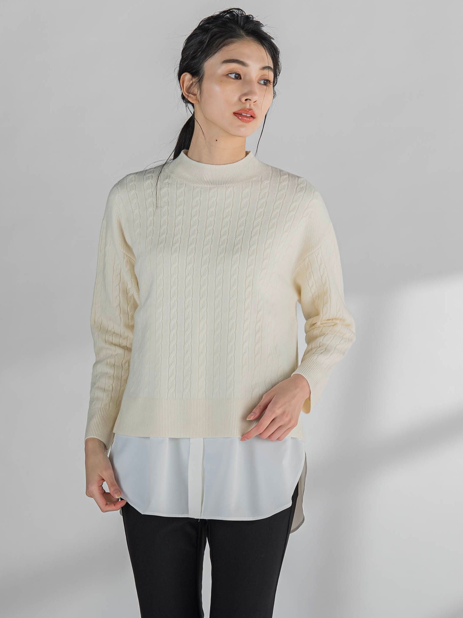 ケーブルニット